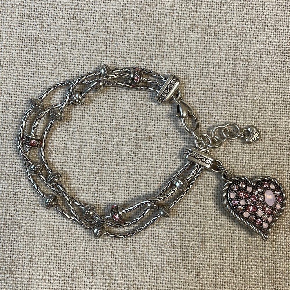 Stunning Brighton breast cancer awareness bracelet.